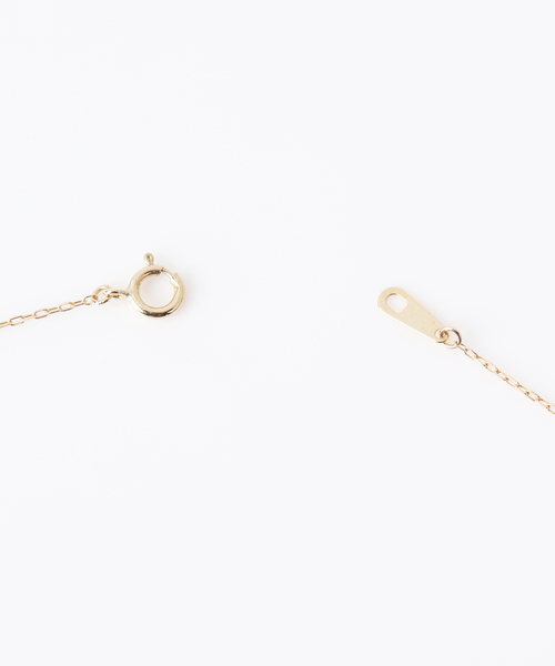 Lilas ネックレス スライスオニキスダイヤネックレス K10 レディース