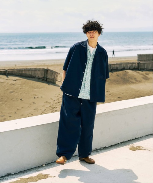 「417 EDIFICE」 セットアップ MEDIUM ネイビー メンズ_画像3