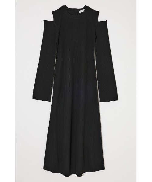 MOUSSY（マウジー） ワンピース OPEN SHOULDER ニットドレス