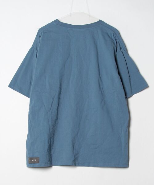 「AIVER」 半袖Tシャツ M ブルー メンズ_画像2