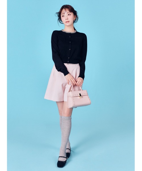 CELFORD（セルフォード） パンツ 「洗える」ベルト付きショートパンツ