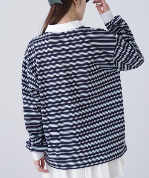 FREE'S MART（フリーズマート） tシャツ マルチボーダーラガー