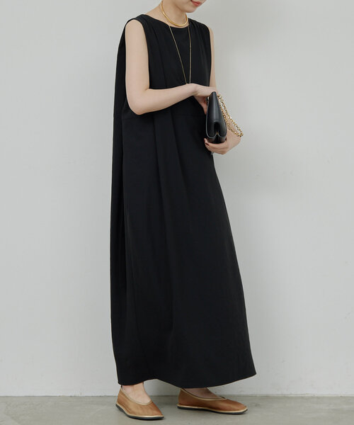 「GALLARDAGALANTE」 ノースリーブワンピース 0 ブラウン レディースの画像