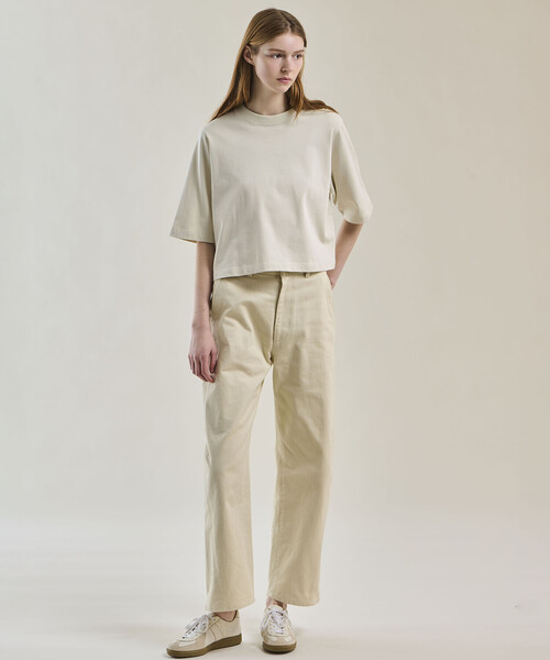 Ample カットワークコットンツイルワイドパンツ NEAT - 【残り一点】Cotton Twill Wide | ACRMTSM ONLINE STORE
