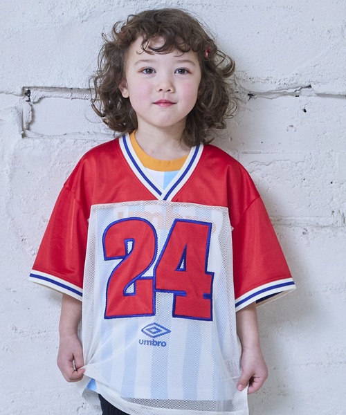 umbro（アンブロ） tシャツ 「umbro」別注フットボールシャツ/kids100