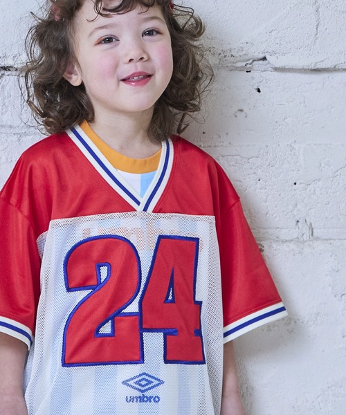 umbro（アンブロ） tシャツ 「umbro」別注フットボールシャツ/kids100