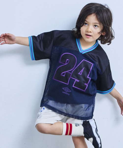 umbro（アンブロ） tシャツ 「umbro」別注フットボールシャツ/kids100
