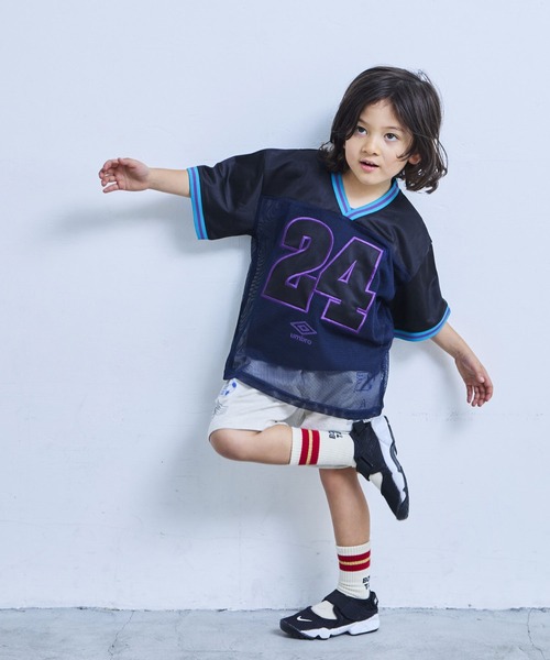 umbro（アンブロ） tシャツ 「umbro」別注フットボールシャツ/kids100