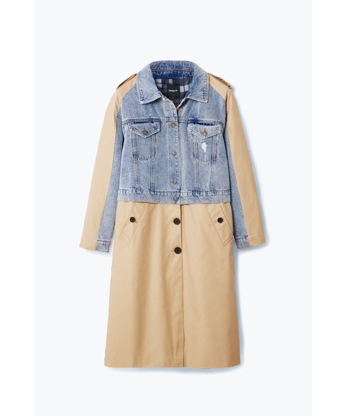 Desigual（デシグアル） トレンチコート L ブラウン レディース 