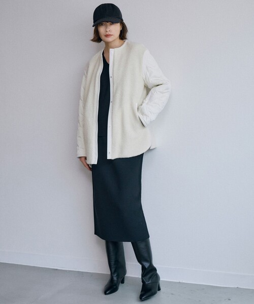 「ICB」 タイトスカート LARGE ネイビー レディース_画像3
