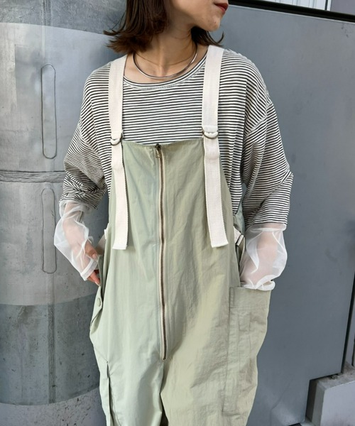 etsinta（エシンタ） オーバーオール ONE SIZE カーキ レディース