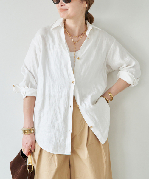 Deuxieme Classe（ドゥーズィエムクラス） ブラウス シャツ *OGLINEN