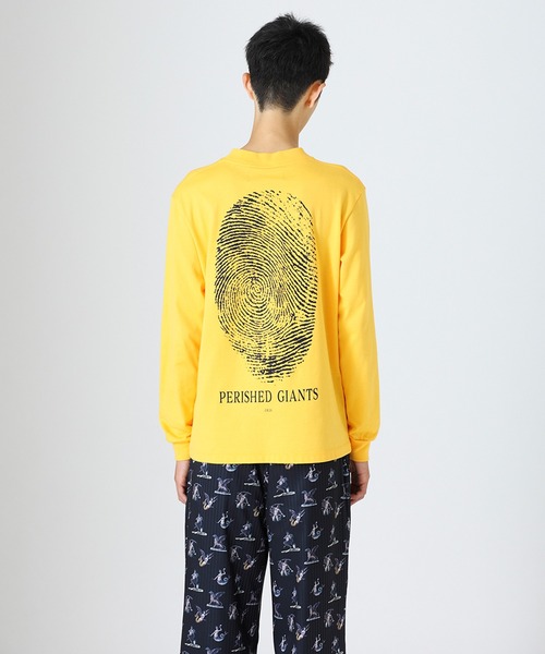 「DIET BUTCHER」 長袖Tシャツ 1 グレー系その他 メンズ_画像3