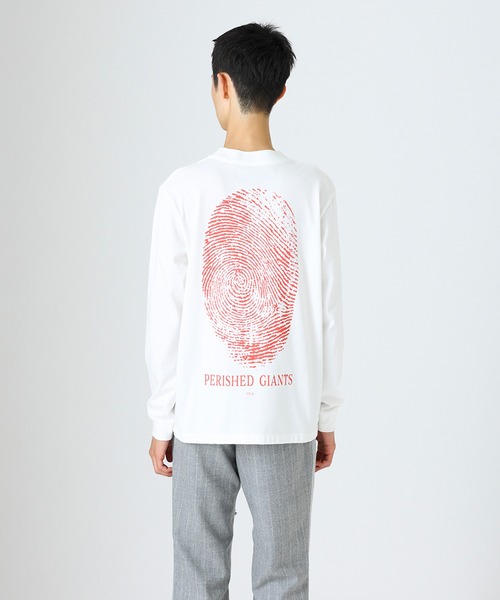 「DIET BUTCHER」 長袖Tシャツ 1 グレー系その他 メンズ_画像7