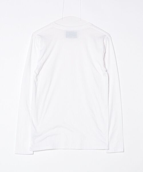 「NUMBER (N)INE DENIM」 長袖Tシャツ M ホワイト メンズ_画像2