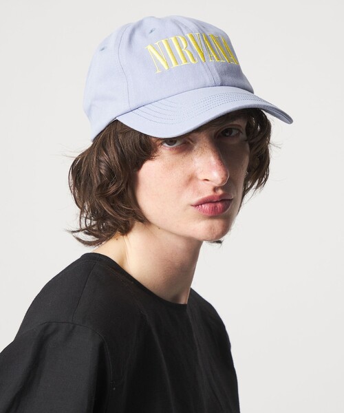 帽子 6(ROKU) NIRVANA CAP 6 キャップ 帽子 レディース 「6(ROKU)」NRVN LOGO キャップ