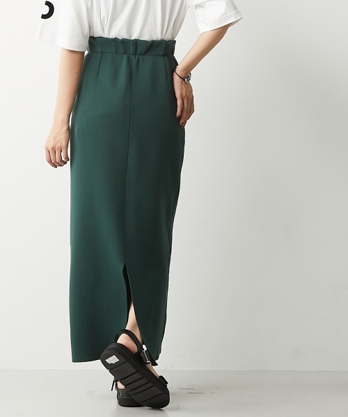 「CHIC STYLE」 タイトスカート LL グリーン レディース_画像9
