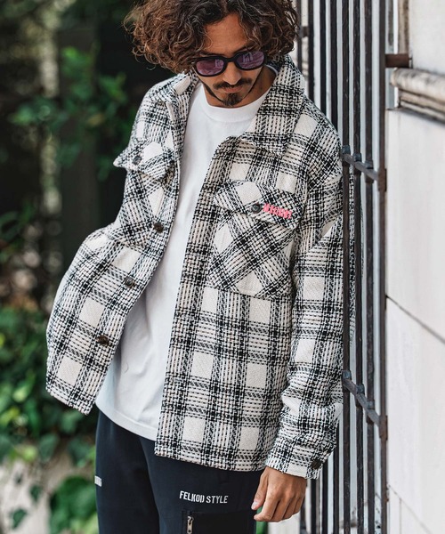 felkod（フィルコッド） コート ジャケット mj11650- Blanket Check