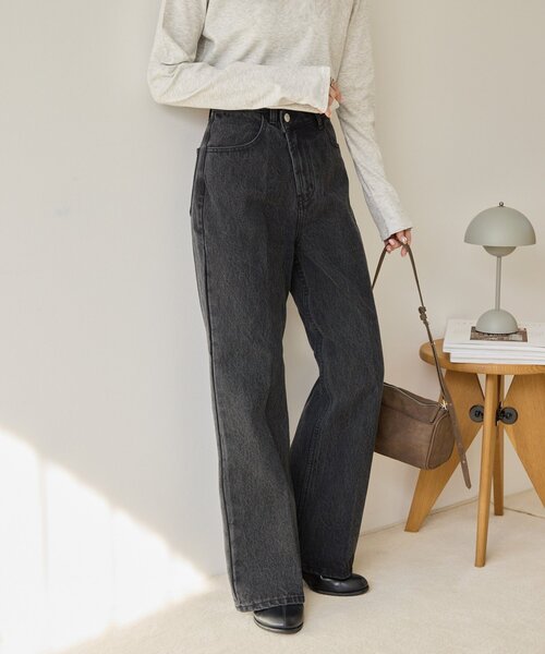 「DISCOAT」 デニムパンツ SMALL ネイビー レディース_画像3