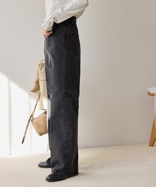 「DISCOAT」 デニムパンツ SMALL ネイビー レディース_画像7