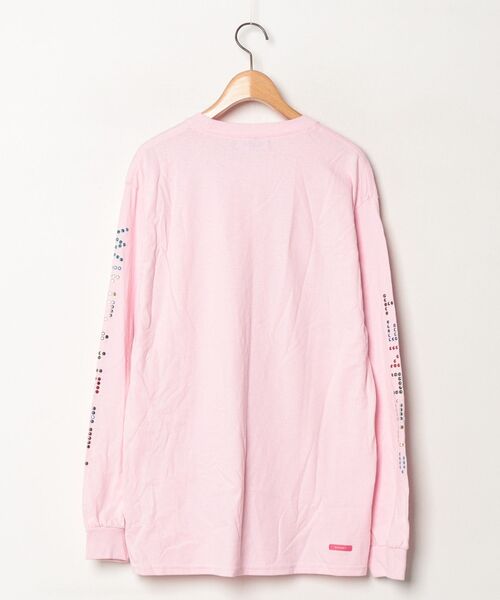 WIND AND SEA（ウィンダンシー） ワンポイント長袖Tシャツ M ピンク