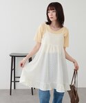 キャミソール 「WEB限定」ティアードカットジ...の詳細画像2