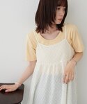 キャミソール 「WEB限定」ティアードカットジ...の詳細画像3