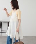 キャミソール 「WEB限定」ティアードカットジ...の詳細画像5