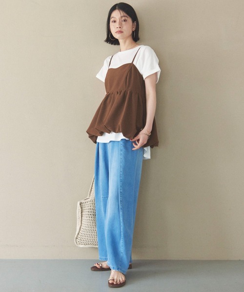 「DOUX ARCHIVES」 デニムパンツ M チャコールグレー レディース_画像3