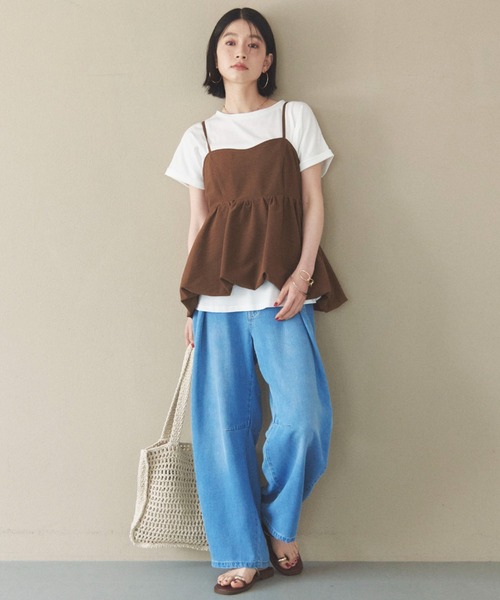 「DOUX ARCHIVES」 デニムパンツ M チャコールグレー レディース_画像5