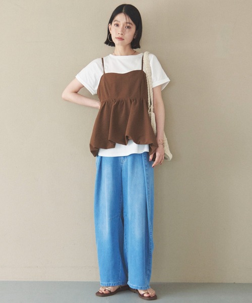 「DOUX ARCHIVES」 デニムパンツ M チャコールグレー レディース_画像7