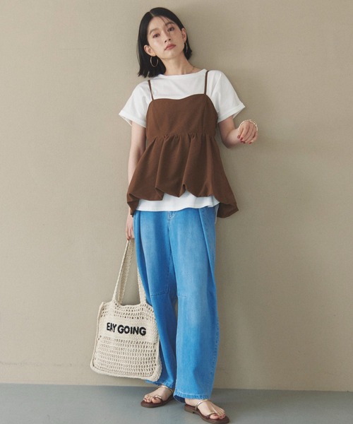 「DOUX ARCHIVES」 デニムパンツ M チャコールグレー レディース_画像8