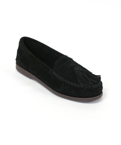 「Minnetonka」 モカシンシューズ 5 グレー レディース_画像7