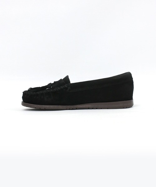 「Minnetonka」 モカシンシューズ 5 グレー レディース_画像8
