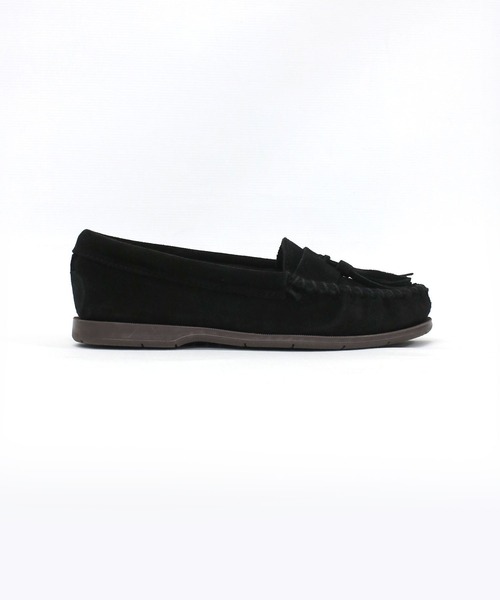 「Minnetonka」 モカシンシューズ 5 グレー レディース_画像9