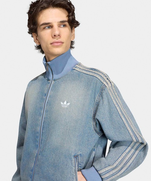 adidas（アディダス） デニムジャケット gジャン ファイヤーバード
