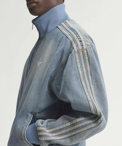 adidas（アディダス） デニムジャケット gジャン ファイヤーバード