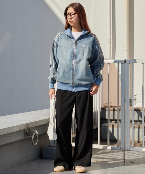 トレフォイル デニム トラックジャケット XL 【24時間値下げ中】 adidas（アディダス） デニムジャケット gジャン ファイヤーバード