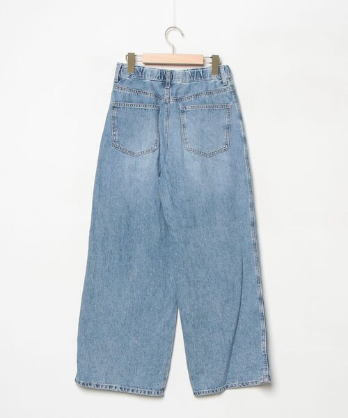 「GLOBAL WORK」 デニムパンツ M ブルー レディース_画像2