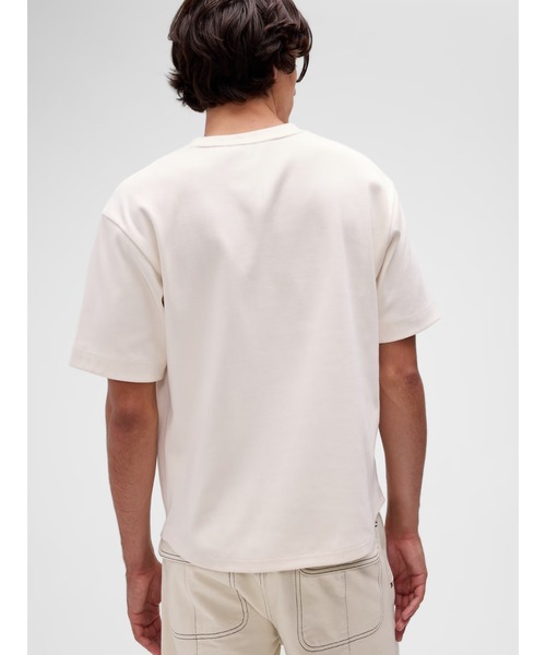 GapStudio tシャツ エクストラヘビーウェイト ポケットTシャツ メンズ