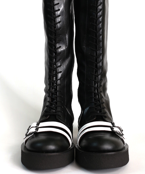 超激得定番 ブーツ PayPayモール店 - 通販 - PayPayモール RACEUP KNEE-HIGH BOOTS ZOZOTOWN 品質保証2022