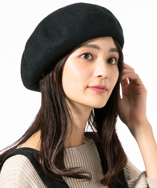 フレッドペリー FREDPERRY 帽子 ハット ウール　ベレー帽 楽天市場】フレッドペリー ウール ベレー帽 ブラック FRED PERRY