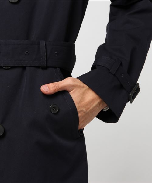 JOHN LAWRENCE SULLIVAN トレンチコート コート COTTON TWILL