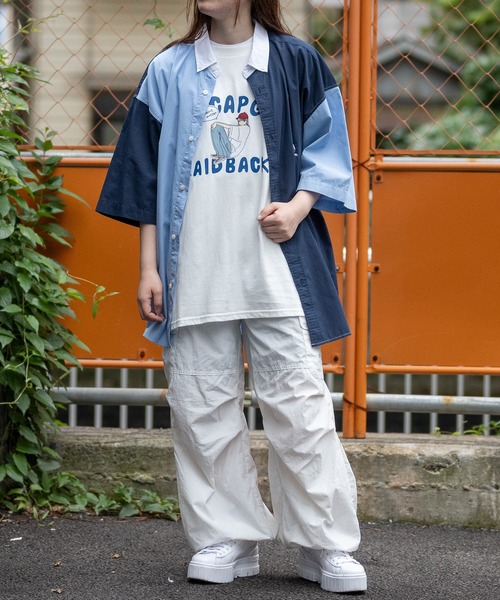 アールイードット ストリートチェックシャツ ピンク ピンクチェックシャツ - ROYNINE | 60% - アジアファッション通販