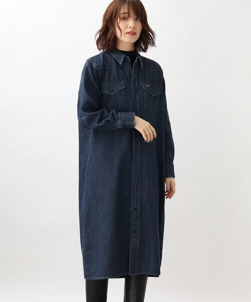 grove（グローブ） ワンピース 「Wrangler（ラングラー）」別注デニム 