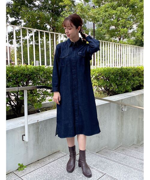 grove（グローブ） ワンピース 「Wrangler（ラングラー）」別注デニム 