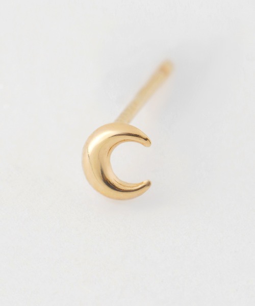 美品　K10 三日月　ピアス 三日月ピアス[K10]（ピアス（両耳用））｜ANEMONE（アネモネ）の