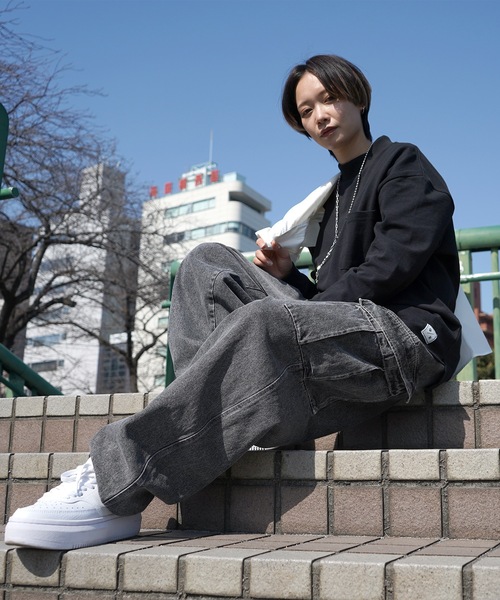 Roo（ルー） tシャツ 「Roo / ルー」オリジナルモックネック ロゴロンT