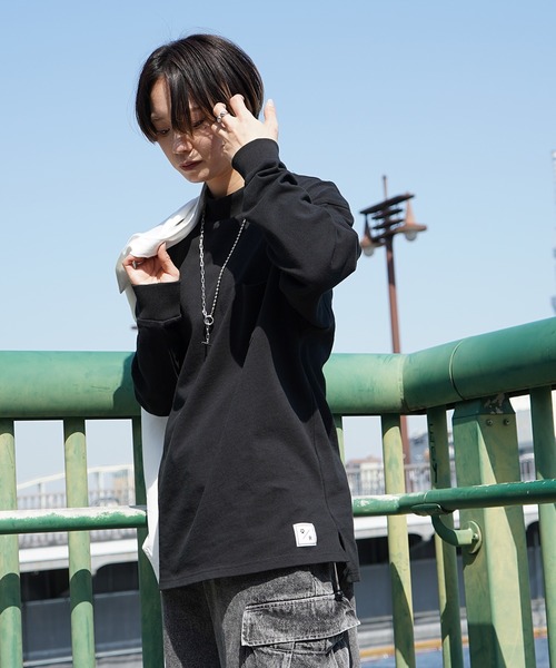 Roo（ルー） tシャツ 「Roo / ルー」オリジナルモックネック ロゴロンT