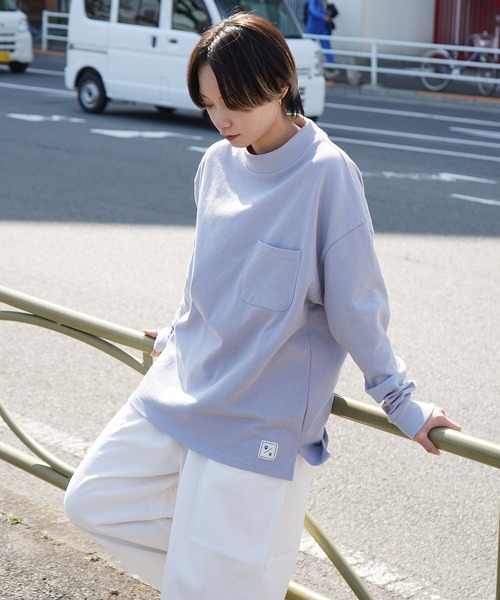 Roo（ルー） tシャツ 「Roo / ルー」オリジナルモックネック ロゴロンT